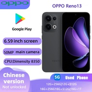 Used OPPO Reno 13 Dimensity 8350 5600mAh Smartphone Original screen Original Phone
