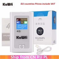 KuWFi Power Bank 4G LTE Router 3G/4G Sim Card Wifi Router Pocket 150Mbps CAT4 Mobile WiFi Hotspot with SIM Card Slot gubeng