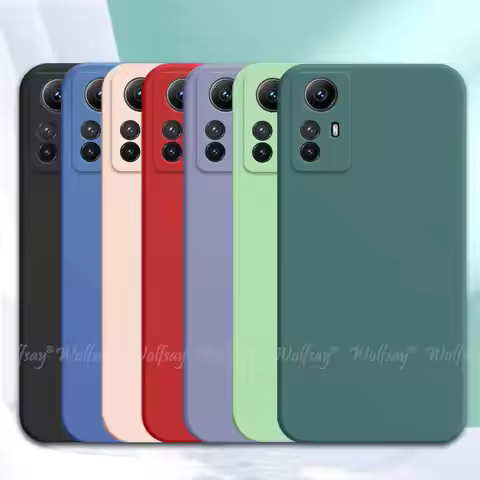For Xiaomi Redmi Note 12S Case Liquid Silicone Plain Rubber Protector Redmi Note 12S Case For Redmi 