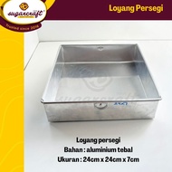 Square Pan 24cmx24cm Height 7cm Sponge Cake Pan