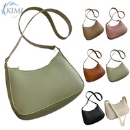 KIMI-Handbag Retro Solid Color Womens Casual Commuting Fashionable PU Leather