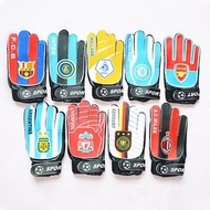 Ready stock Sarung Tangan Main Bola Sepak Football Soccer football kids keeper gloves design lawa mu