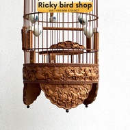 Bamboo Birdcage, Puteh bird cage - Horse design