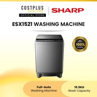 Sharp ESX1521 Full Auto Washing Machine 15.5KG Mesin Basuh Besar Automatik