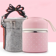 Picnic box Lunch Box Portable Japanese-Style Multi-Layer Stainless Steel Lunch Box Cute student Lunc