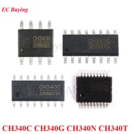 5pcs/lot CH340 CH340C CH340G CH340N CH340T Chip IC SOP-16 SSOP-20 SOP-8 SMD USB to UART Interface
