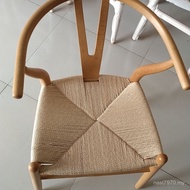 Wooden Chair Leisure Chair Imported Backrest Chair Chair Nordic Circle Chair y B & B Tea Shop Log Be