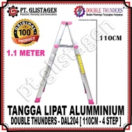DT DAL204 Aluminum Folding Ladder 110cm 1.1 Meter 4 Step DT DAL 204 DAL-204