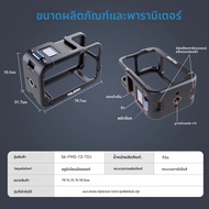 TELESIN กรอบป้องกันสําหรับ DJI OSMO Action 3 4 5Pro Double Clod รองเท้าอลูมิเนียมอัลลอยด์สําหรับ DJI