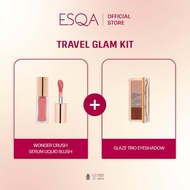 Awas Ada [Travel Glam Kit] Esqa Liquid Blush + Glaze Eyeshadow Trio