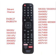 Hisense Smart tv devant remote control Universal HIS-963  Hisense LED Devant EN2BC27 EN2BD27H LCD TV