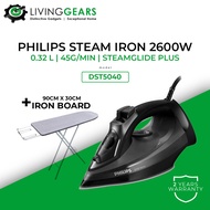 PHILIPS 5000 Series Steam Iron 2600W (DST5040/86) 45 g/min continuous steam (Garment Care)