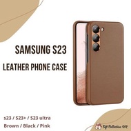 三星S23皮革手機殼 s23/s23+/ s23ultra phone case