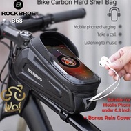 ROCKBROS B68 Bicycle Bag B-68 Hard Shell, MTB Road Bike, Bag Frame 6.8"