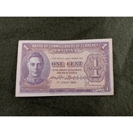 Malaya KGVI 1 Cent EF