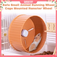 [Burbuerry]  Hamster Wheel Cage Mounted Hamster Wheel Quiet and Easy-to-install Hamster Running Wheel Small Animal Exercise Cage Accessory