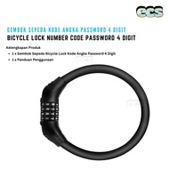 BICYCLE LOCK 4 DIGIT PASSWORD NUMBER CODE