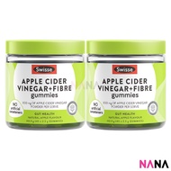 Swisse Apple Cider Vinegar + Fibre Gummies 45 Gummies x2 (EXP:09 2025)