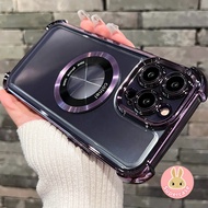 Magnetic Charger Shockproof Clear Case For Honor 600 Lite Power2 Play 10 20 9T 3 Y9s X8C X8D X7C Mag