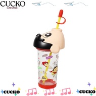 CUCKO Doraemon Cup, Straw Kawaii Crayon Shin-chan Water Cup, 2025 Cute Good-looking Drinking Utensil