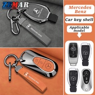 Mercedes Benz Car Key Shell Key Case Zinc Alloy Key Cover Smart Key Case Protector Key Buckle Access