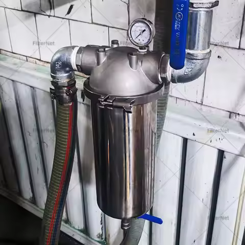 10inch Jumbo Stainless Steel Filter Shell Front Filter With 1Micron5micron Stainless Steel Filter Ca