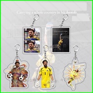 G2P Vozinha Keychain Football Matches Cape Verde Goalkeeper Pendant Durable For Backpacks Charm & Ke