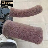 C5GOON 4Pcs Universal Motorcycle Handlebar Cover Coldproof Warm Padded Models Winter C5Q9