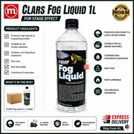 CLARS FOG LIQUID 1L FOR STAGE EFFECT FOG-1LSQ
