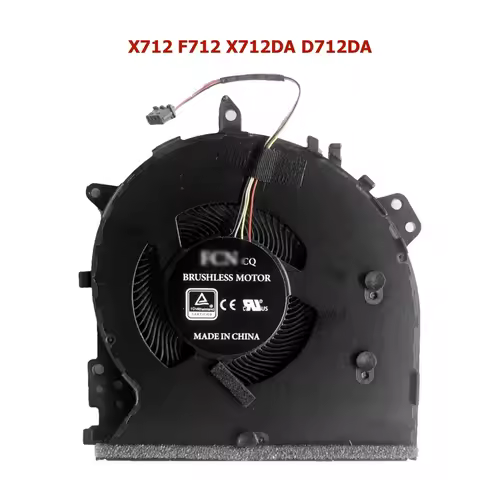Laptop CPU Cooling Fan for Asus VivoBook 17 X712 F712 X712FA/DA F712DA D712DA Computer Fans Cooler 1