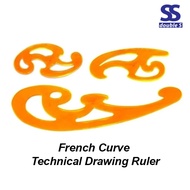 French Curve Drawing Ruler