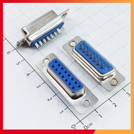 [5 Pieces]- DB15 Port 15 Pins Straight 2 Rows Solder Wire Connector Shop