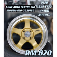 NEW RIM 15 S1 AXIA MYVI ALZA WIRA VIOS YARIS JAZZ CITY