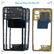 For Xiaomi Poco X4 Gt X4 Pro 5G middle frame rear bezel shell rear frame replacement