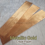 Metallic Gold Crepe Paper Gold or Silver High Quality