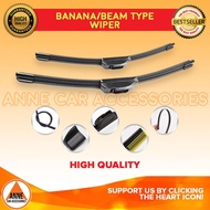 Banana / Beam Type Wiper Honda City for Front Wiper Blade / Wind Shield / Windshield Wiper Blade