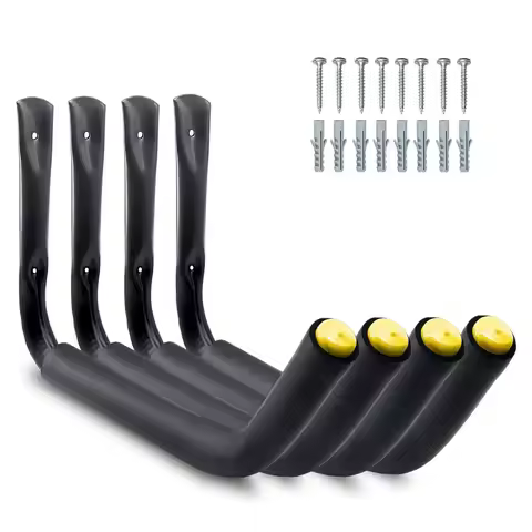 Hanger Tool Heavy Duty Kayak Rack Wall Mounted Multipurpose Kayak Hanger Black Portable Garage Kayak