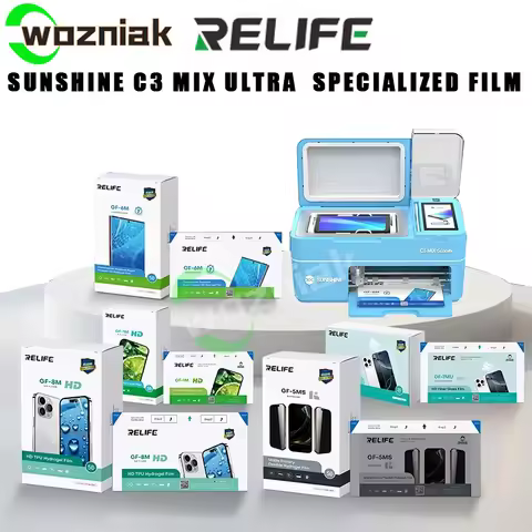 RELIFE HD/Privacy/UV Hydrogel Film Protecting Phone Screen GF-1M GF-5MS GF-6M GF-7MU GF-8M For C3 Mi