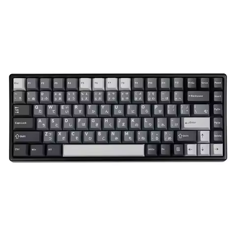 GJ Apollo Keycap Set PBT Doubleshot Keycap Cherry Profile for Mechanical Keyboard Laser Hirigana Cry