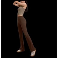 Yoga leggings, cutbray flare pants, highwaist pants, basic women's pants