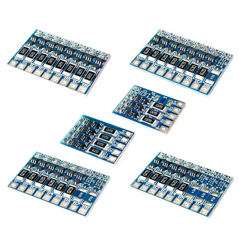 3S 4S 5S 6S 7S 8S 4.2V Balance Function Protection Board 68mA 5S Li-ion Lipo Battery Lithium 18650 B