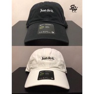 NIKE JUST DO IT 刺繡 老帽 棒球帽 男女 黑 CQ9512-010 白 CQ9512-100