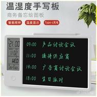 Desk Calendar Writing Board Gift Temperature and Humidity Electronic LCD Handwriting Board Display l