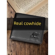 wallet men wallet Genuine Leather Wallet Men 2025 New Style Wallet Genuine Leather Wallet Men Short 