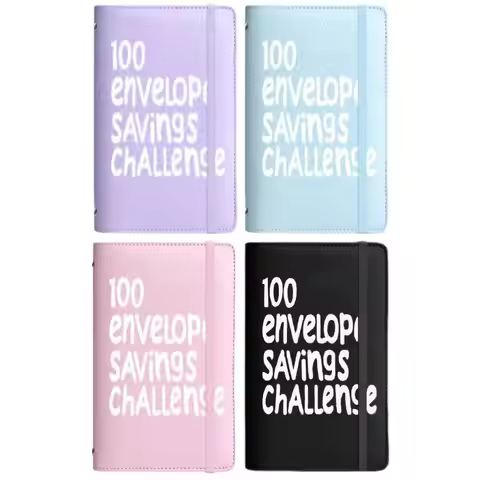 100 Envelope Challenge Binder Savings Envelopes For Money Challenge Money Saving Binder To Save 5050