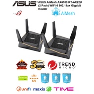 ASUS AiMesh AX6100 WiFi 6 802.11ax Gigabit Router (RT-AX92U 2 Pack) (RT-AX92U/AX6100/Twin Pack/3 Yea
