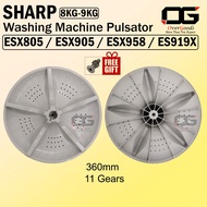 (Original) 36cm ESX805 / ESX905 / ESX958 / ES919X SHARP Washing Machine Pulsator / Pulsator Mesin Ba