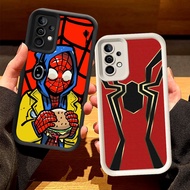 O-24 Spiderman Casing for Samsung Galaxy A53 A52 A72 A52S A73 S25 Ultra 5G Black and White
