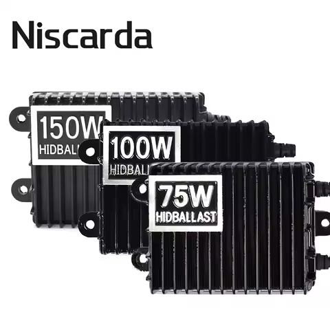 Niscarda 75W 100W 150W HID Xenon Ballast H1 H3 H7 H8/H9/H11 9005/HB3 9006/HB4 Xenon Ballast Kit