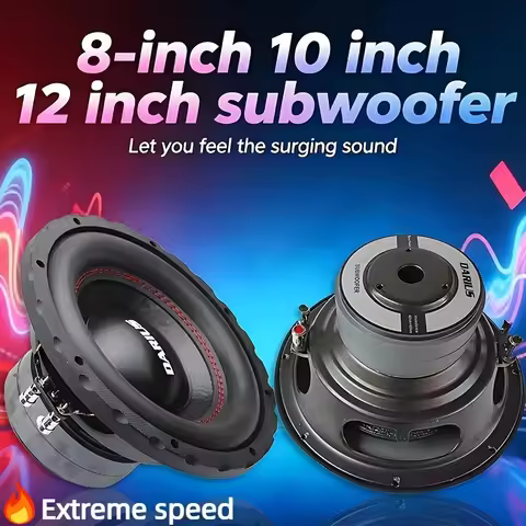 1200Wattage Maximum，10Inch，12Inch， Power Car Audio System，Double4Ohm Car Subwoofer，Subwoofer